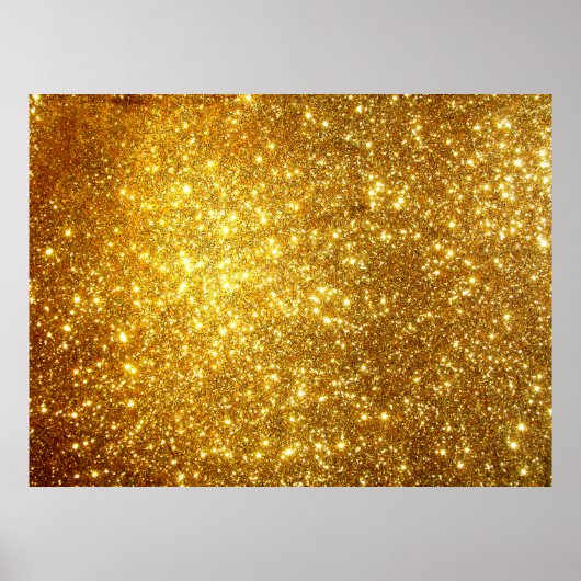 Hi-res golden グランジ background, raster illustrati ポスター (正面)