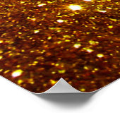 Hi-res golden グランジ background, raster illustrati ポスター (角)