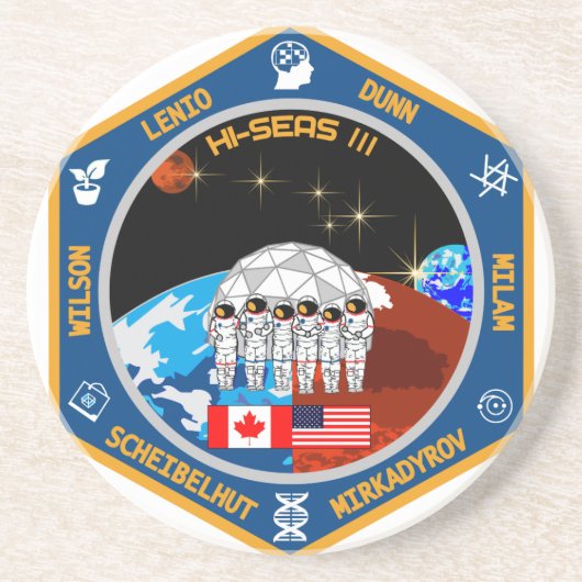 HI-SEASの代表団IIIのコースター コースター (正面)