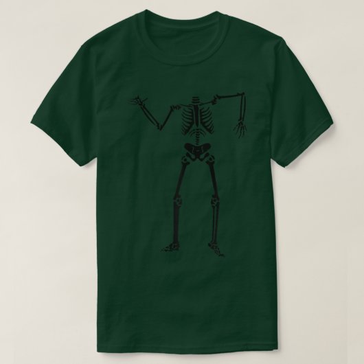 Hi Skeleton Halloween Graphic Tee  Tシャツ (デザイン正面)