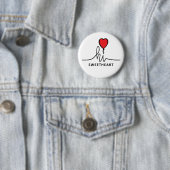 Hi sweetheart (liefje, schattebout).バレンティジャンスダグ 缶バッジ (インサイチュ)