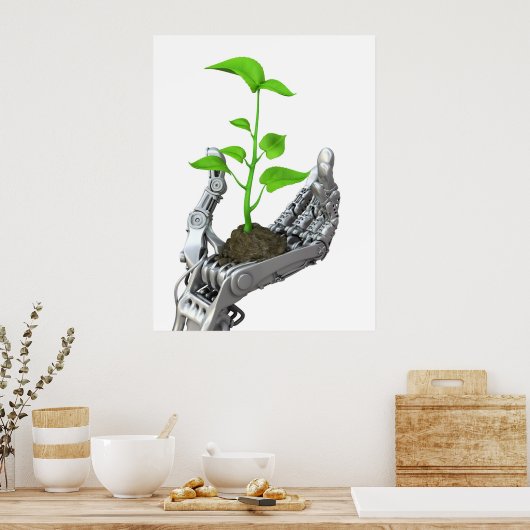 Hi-tech and ecology ポスター (キッチン)