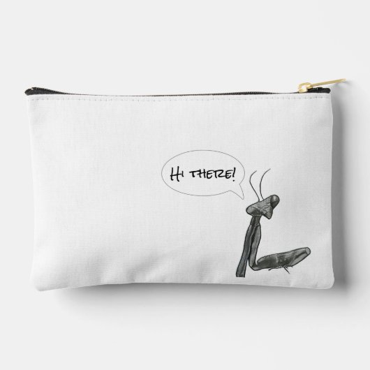 Hi there! Praying Mantis アクセサリーポーチ (裏面)