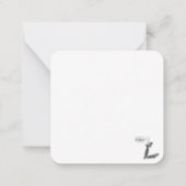 Hi there! Praying Mantis ノートカード (裏面)