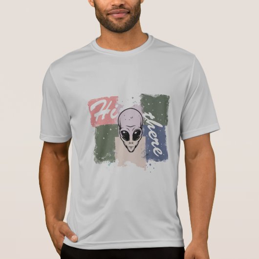  “Hi there” Tシャツ (正面)