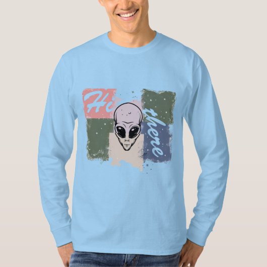  “Hi there” Tシャツ (正面)