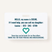 hi touretsyndrome persistence pvc badge バッジ (裏面)