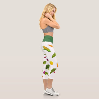 Hi waisted Capris カプリレギンス