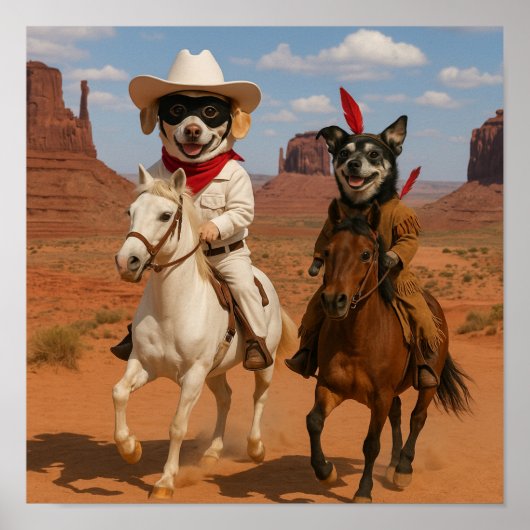 "Hi-Yo, Silver, Away!" ポスター (正面)