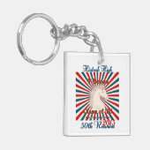 Hialeah高い「65 T-Breds第50の懇親会Keychain キーホルダー (正面左)