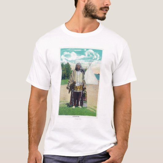Hiawathaのポートレート# 2 tシャツ (正面)