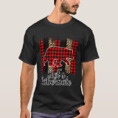 Hibernate Leopard Buffalo Plaid Pattern Wintしよう Tシャツ (正面)