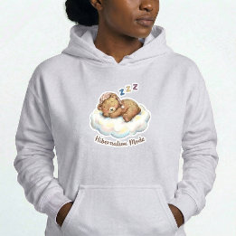 Hibernation Mode Bear Pullover Hoodie Gift パーカ