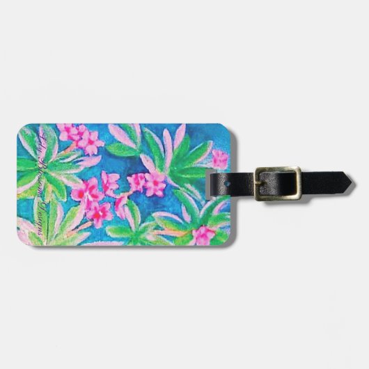 Hibiscusラゲッジタグ ラゲッジタグ (正面横)