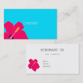 hibiscus 名刺 (正面/裏面)