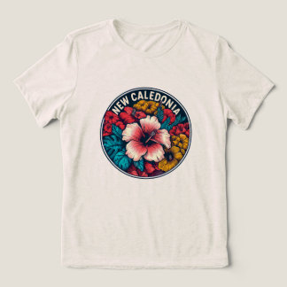 Hibiscus en Nouvelle-Calédonie トライブレンドＴシャツ