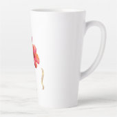 Hibiscus Floral Design – Tropical カフェラテマグ (右)