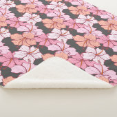 Hibiscus flower シェルパブランケット (3/4)