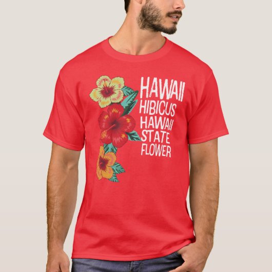 Hibiscus Hawaii Flower Gift Hawaii Trip Hawaii Gif Tシャツ (正面)