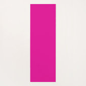 Hibiscus Jungle Hawaiian Tropical Floral - Magenta ヨガマット (裏面)