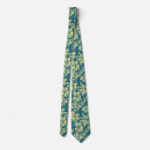 Hibiscus Pareau Hawaiian Floral Two-sided Printed ネクタイ (裏面)