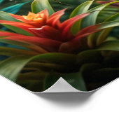 Hibiscus Parrot Tropic Glow ポスター (角)