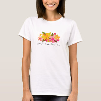 Hibiscus Patch Women's Basic T-Shirt Tシャツ