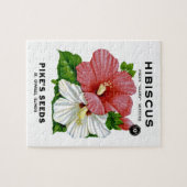 Hibiscus Vintage Seed Packet ジグソーパズル (横)