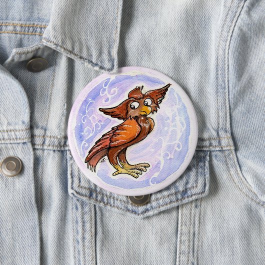 hibou médiéval 缶バッジ (インサイチュ)