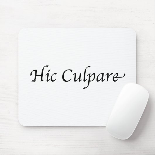 Hic Culpare マウスパッド (マウス)