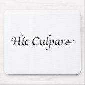 Hic Culpare マウスパッド (正面)
