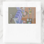 Hiccupブックシール – ページ1 長方形シール (バッグ)