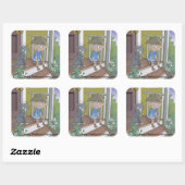 Hiccup Book stickers, The Cat （シート6） スクエアシール (シート)