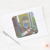 Hiccup Book stickers, The Cat （シート6） スクエアシール (封筒)