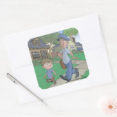Hiccup Book stickers, The Mailman （シート6） スクエアシール (封筒)