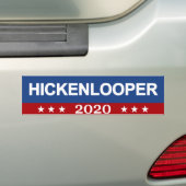 Hickenlooper 2020年 バンパーステッカー (車上)