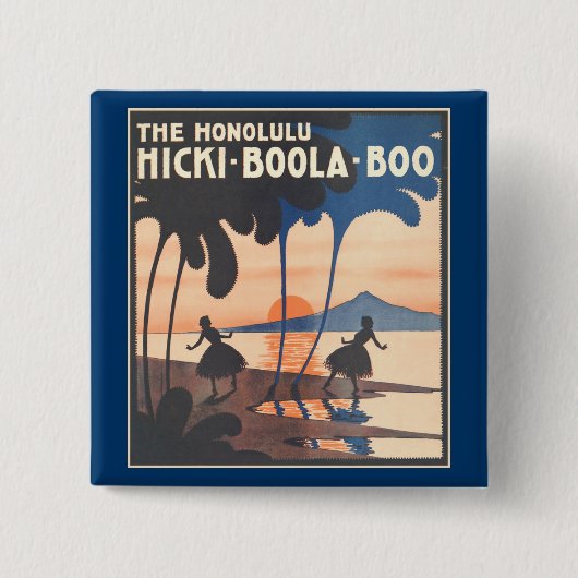 Hicki Boolaのブーイングボタン 缶バッジ (正面)