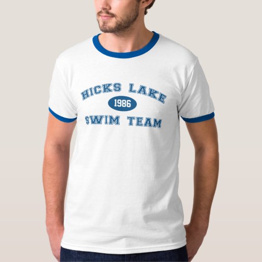 hicks湖の水泳チーム tシャツ (正面)