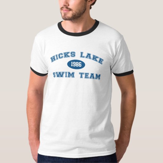hicks湖の水泳チーム tシャツ (正面)