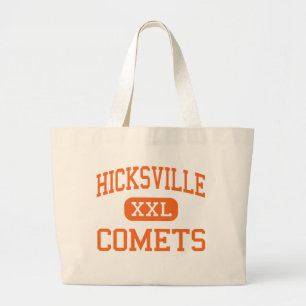 Hicksville -彗星-高Hicksvilleニューヨーク ラージトートバッグ