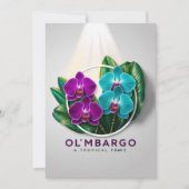 hid夜の経験は花についてだけではない 招待状 (正面)