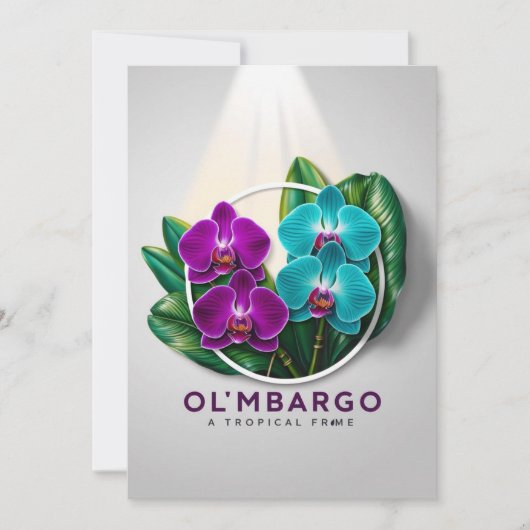 hid夜の経験は花についてだけではない 招待状 (正面)