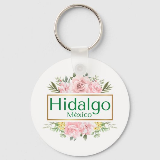 Hidalgoメキシコ旅行先ブリデスメイド キーホルダー (正面)