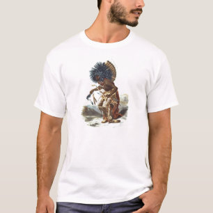 Hidatsaの戦士1839年 Tシャツ