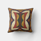 HIDATSA - MANDANか。  1909年のParflecheのスタイルの枕 クッション (裏面)