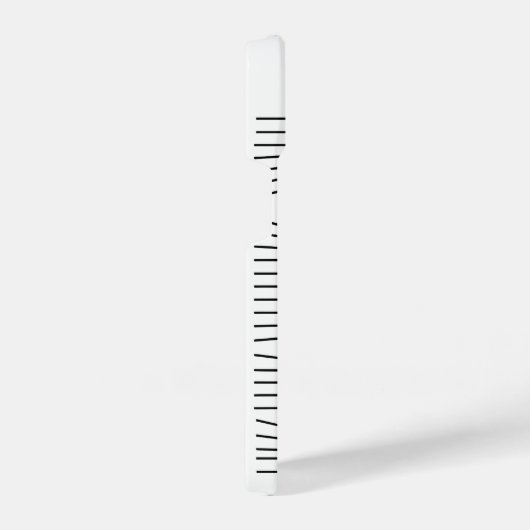 Hidden Black Cat Cute Funny Minimalist Animal Love iPhoneケース (右側面)