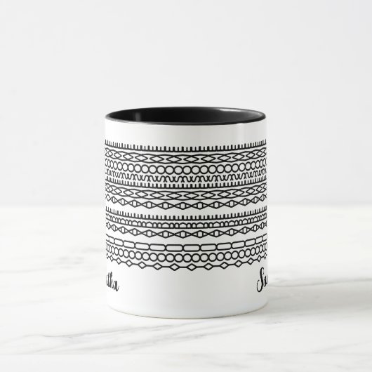 Hidden Custom Message & Name Gift Friend Office マグカップ (中央)