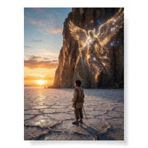 Hidden Destiny Desert Shadow Fantasy Wall Art 