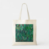 Hidden Green Red White Colorful Abstract Art トートバッグ (裏面)