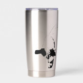 Hidden Grin Terrier Joy 保温保冷タンブラー (正面)